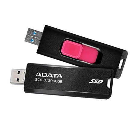 ADATA SC610 2 TB USB Type-A 3.2 Gen 2 (3.1 Gen 2) Black
