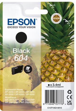 Epson Singlepack Black 604 Ink