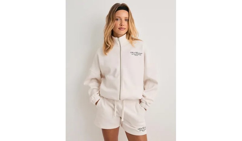 Aim'n - Valkoinen - Script Zip Jacket