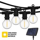Aurinkopaneelilla valoketju (LED) Perl