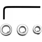 Yato-syvyydenrajoittimet poranterille YT-44100, 6 mm, 8 mm, 10 mm, hiiliteräs, 3 kpl, 2,5 mm kuusiokoloavain