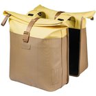 Pyörälaukku - BASIL - VIVE KAKSOISPENKKILAUKKU - 28-35L - Universaali Siltajärjestelmä - hiekka/keltainen