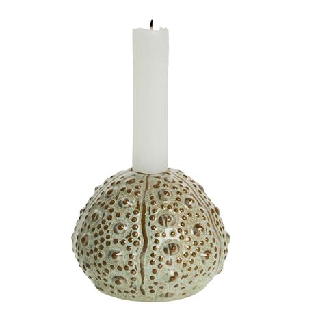 Lene Bjerre - Shellille kynttilänjalka 7 cm pellavanvärinen – kuva 1/1