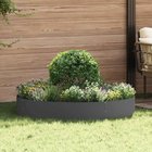 vidaXL Ruukkurenka 5 kpl Musta 120 x 120 x 20 cm Kylmävalssattu teräs