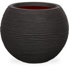 Capi blomkruka Natur Ribb rund 40 x 32 cm svart KBLR270 424217