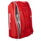 Wilson Super Tour 15 tennismailalaukku 15 mailalle, punainen