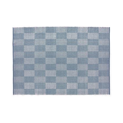 HAY - Check Rug 170 x 240 cm - Light blue