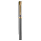 Waterman Impression Stainless Steel G.T. Fountain pen F Blue ink