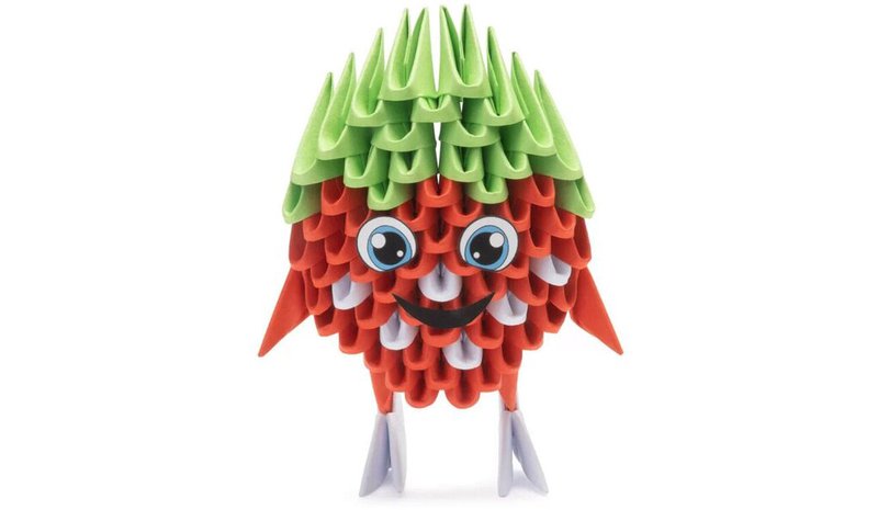 Origami 3d mansikkahahmo Alexander – kuva 1/1