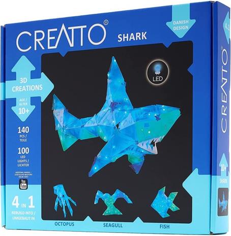 Creatto 3D Creations: Shimmer Shark GADGET