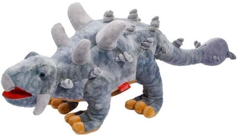 Pehmoinen dinosaurus Stegosaurus, harmaa, 71 cm – kuva 1/1