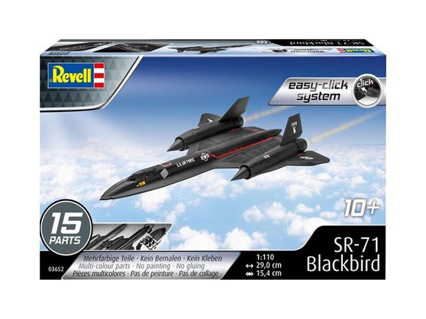 Revell Model Building Kit - Lockheed SR-71 Blackbird - 15dlg.