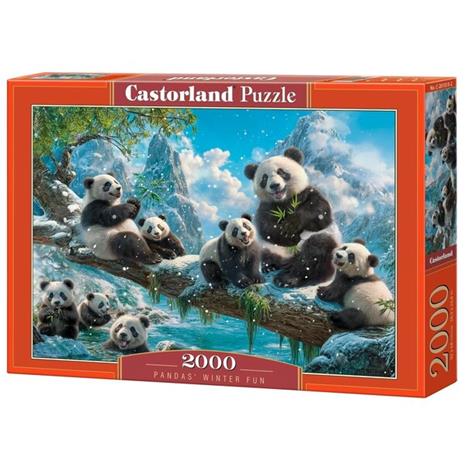 Palapeli: Pandas Winter Fun (2000) PALA