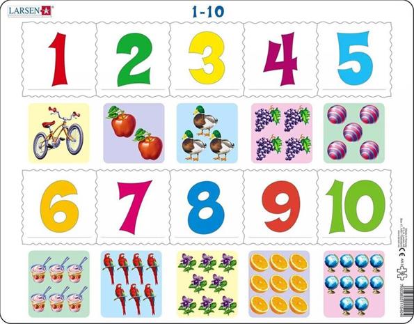 Larsen Puzzles Pulmapeli 1-10