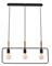 Kattokruunu narulla FRAME 3xE27/60W/230V musta – kuva 5
