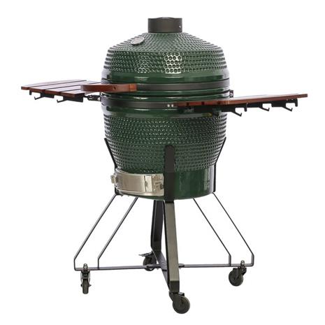 Keraaminen grilli TunaBone Kamado Pro M, 56 cm, vihreä
