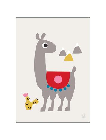 Poster & Frame Poster & Frame Alpaca - Multi/patterned - A3