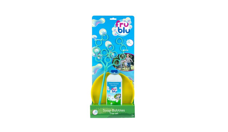 Fru Blu saippuakuplasetti: puu + 0,4l nestettä – kuva 1/1