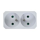 Pistokeadapteri Esperanza ELK305W 2 Sähköpistokkeet