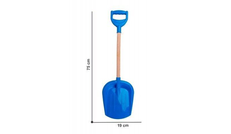 Iso hiekkalapio puisella kahvalla – kuva 1/1