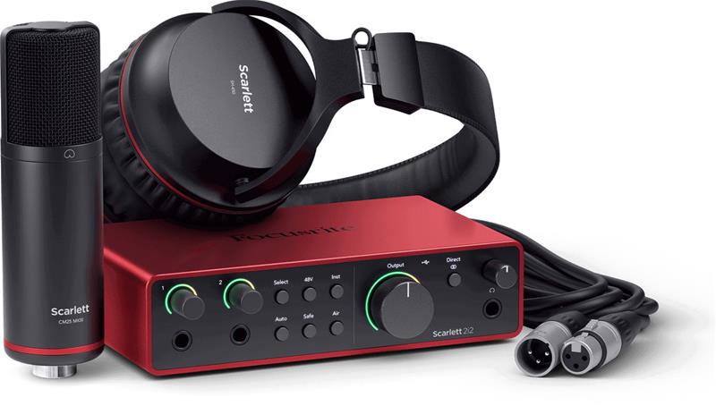 Focusrite Scarlett 2i2 Studio 4th Gen USB Audio Interface Bundle – kuva 3/3
