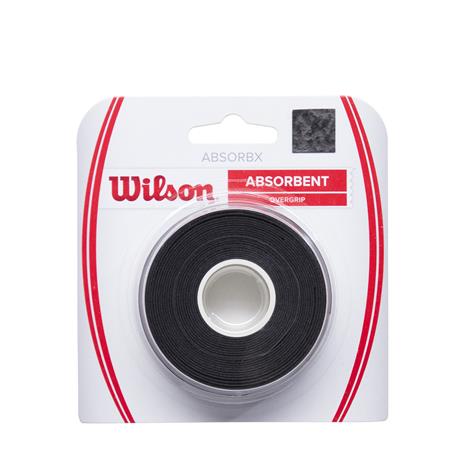 Wilson Absorbx Overgrip grippi, 3-pack, musta