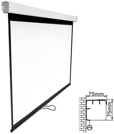Leinwand manuaalinen 100" 16:9, valkokangas