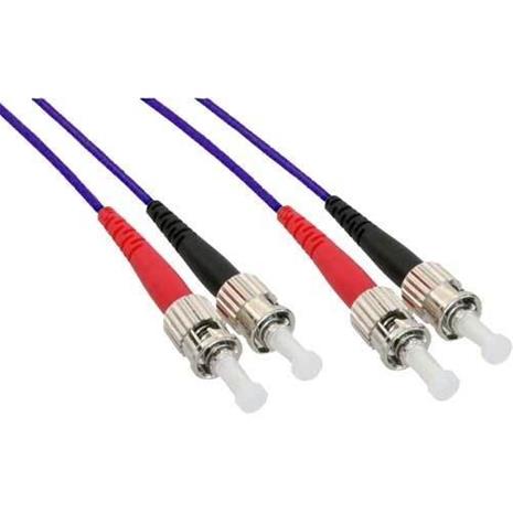 InLine Fiber Optical Duplex Cable ST/ST 50/125µm OM4 2m – kuva 2/2