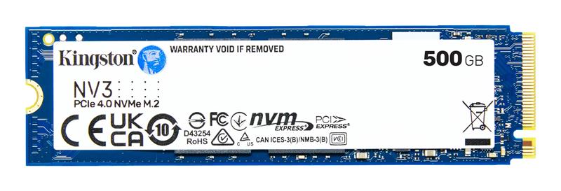 Kingston Technology 500G NV3 M.2 2280 NVMe SSD – kuva 4/7