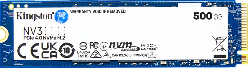 Kingston Technology 500G NV3 M.2 2280 NVMe SSD – kuva 5/7