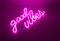 Fuj:tech Neon Good vibes -LED seinävalaisin – kuva 2