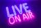 Fuj:tech Neon Live On Air -LED seinävalaisin – kuva 2