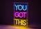 Fuj:tech Neon You got this seinävalaisin – kuva 2