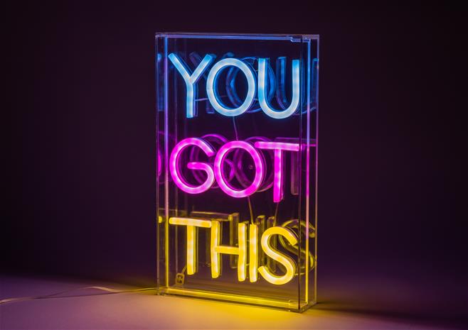 Fuj:tech Neon You got this seinävalaisin