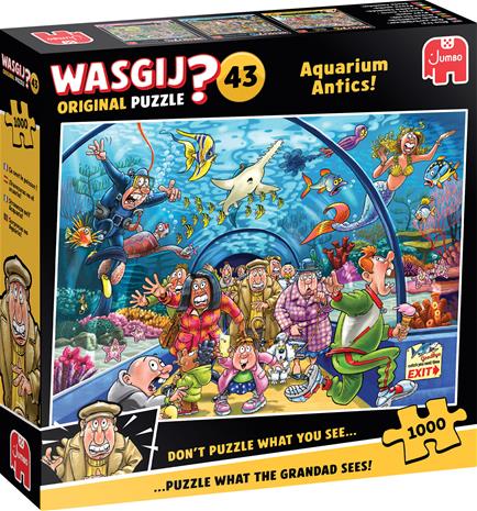 Wasgij - Original 43: Aquarium Antics (1000 pieces)