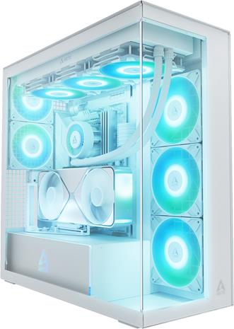 ARCTIC Xtender VG (White) Premium E-ATX PC Case with Vertical GPU Mounting