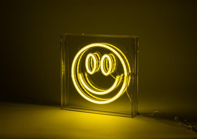 Fuj:tech Neon Smiley neon valaisin – kuva 2/2