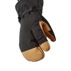 Sealskinz Congham, 3 sormen, hanskat, musta