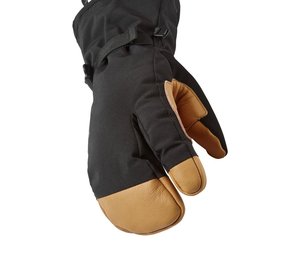 Sealskinz Congham, 3 sormen, hanskat, musta