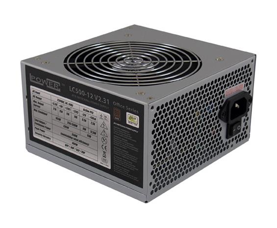 LC Power Office Series LC500-12 V2.31, virtalähde – kuva 6/7