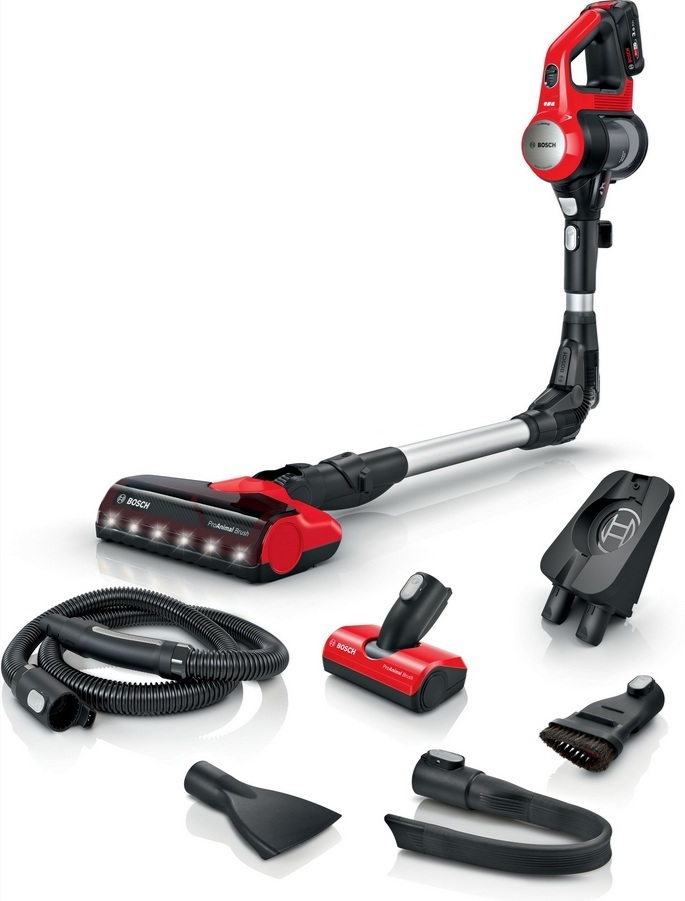 Bosch Unlimited 7 ProAnimal BCS711PET -varsi-imuri, punainen