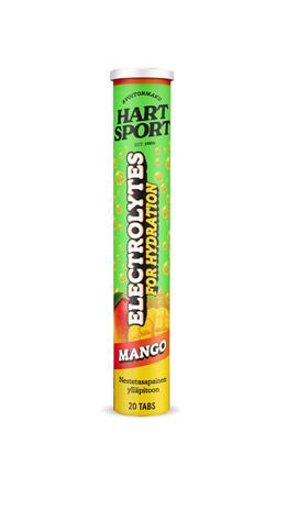Hart-Sport Electrolytes Poretabletti, Mango, 20 tbl