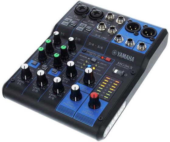 Yamaha MG06X audio mixer 6 channels Black