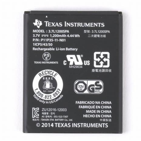 Texas Instruments Opladningsbart Batteri til TI-Ns
