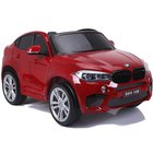 Sähköauto Bmw X6m punainen, Led, Mp3