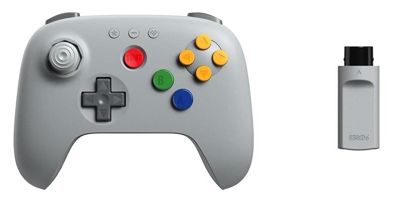 8bitdo 64 2.4G Wireless Controller, N64 -peliohjain