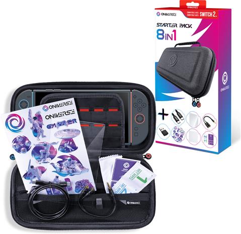 Oniverse 8 in 1 Starter Pack, Nintendo Switch 2 -tarvikesetti