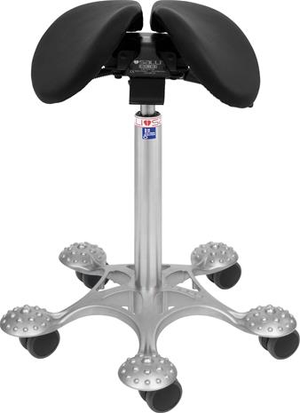 Salli MultiAdjuster -satulatuoli, pitkä, 560 mm Salli Base, mattametalli