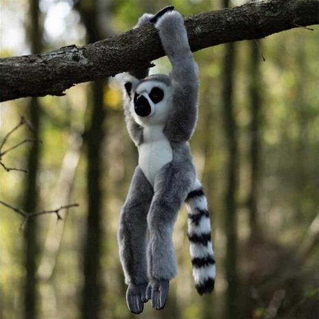 Realistinen roikkuva lemur, pehmo, 20 cm