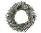 Everlands Windham 50 cm huurteinen havukranssi